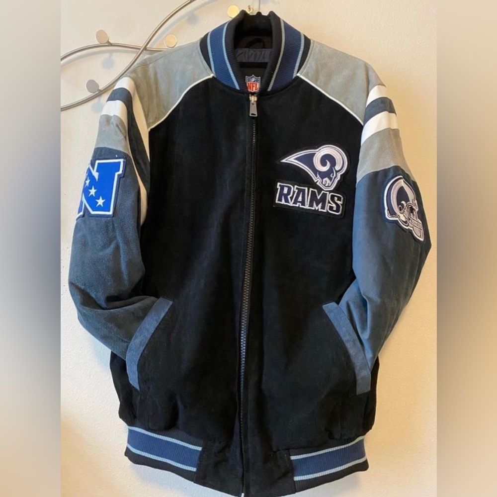 Men’s leather NFL jacket